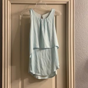 LOFT AM blue blouse tank